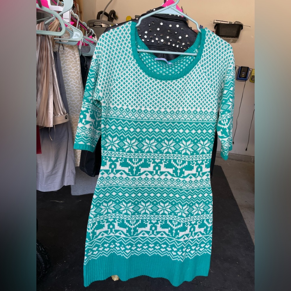 Knit tunic, crew neck